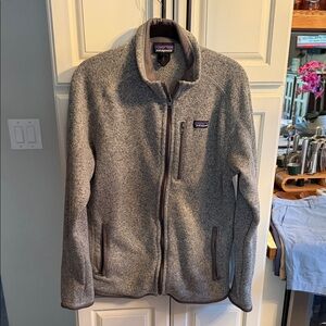 Patagonia Heather Gray zip up Size M jacket